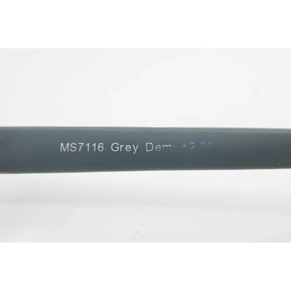 M by MaxStudio MS7116 Eyeglasses Grey Demi Tortoise Rectangle Frames 38626